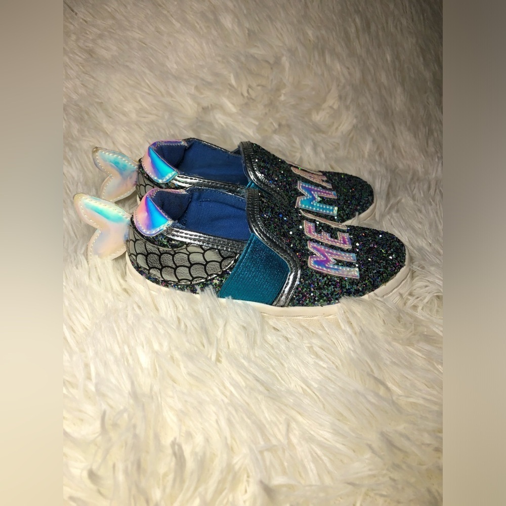 Sam Edelman Mermaid Glitter Kids Shoes size 6 NWOT - Picture 6 of 16